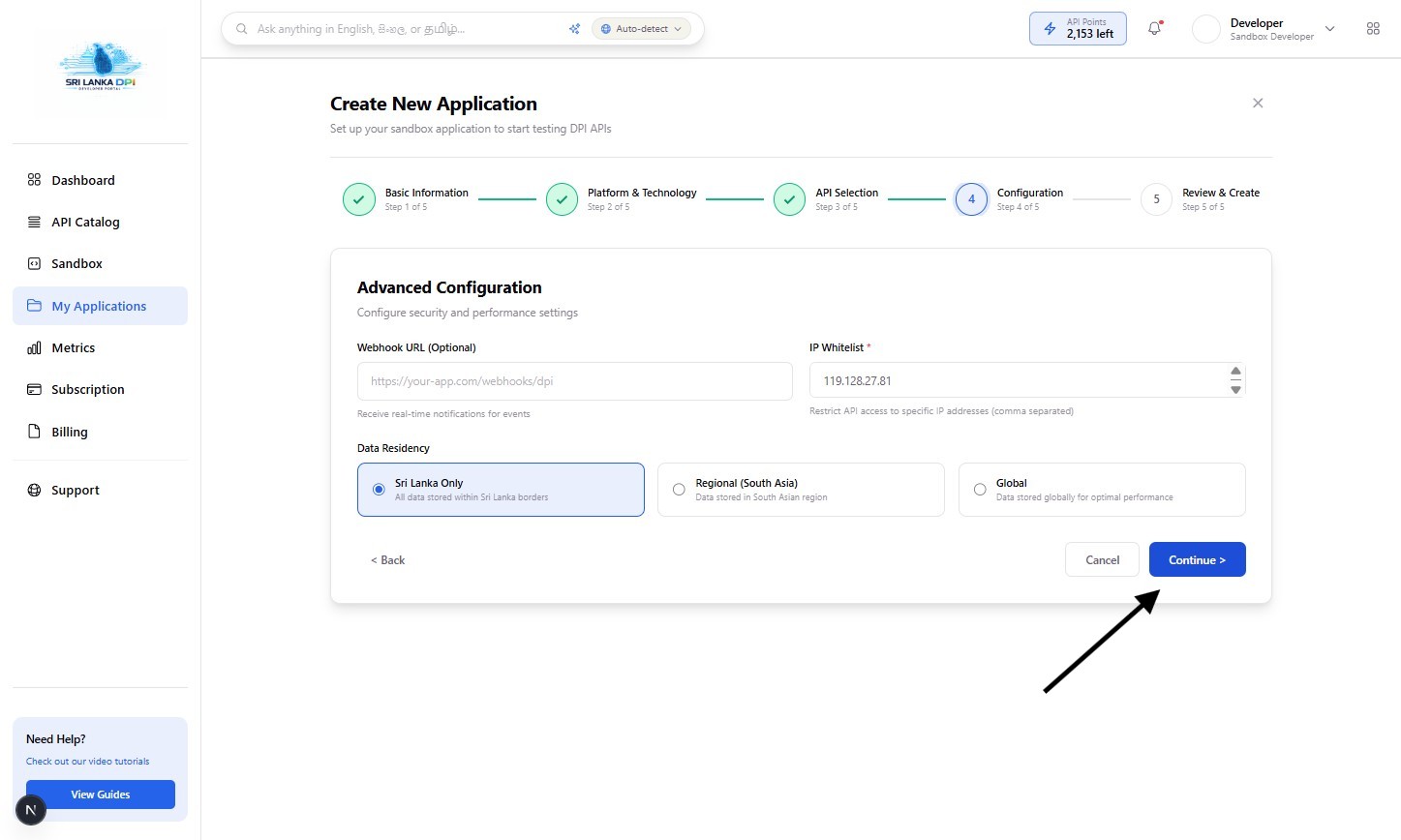 Review Configuration
