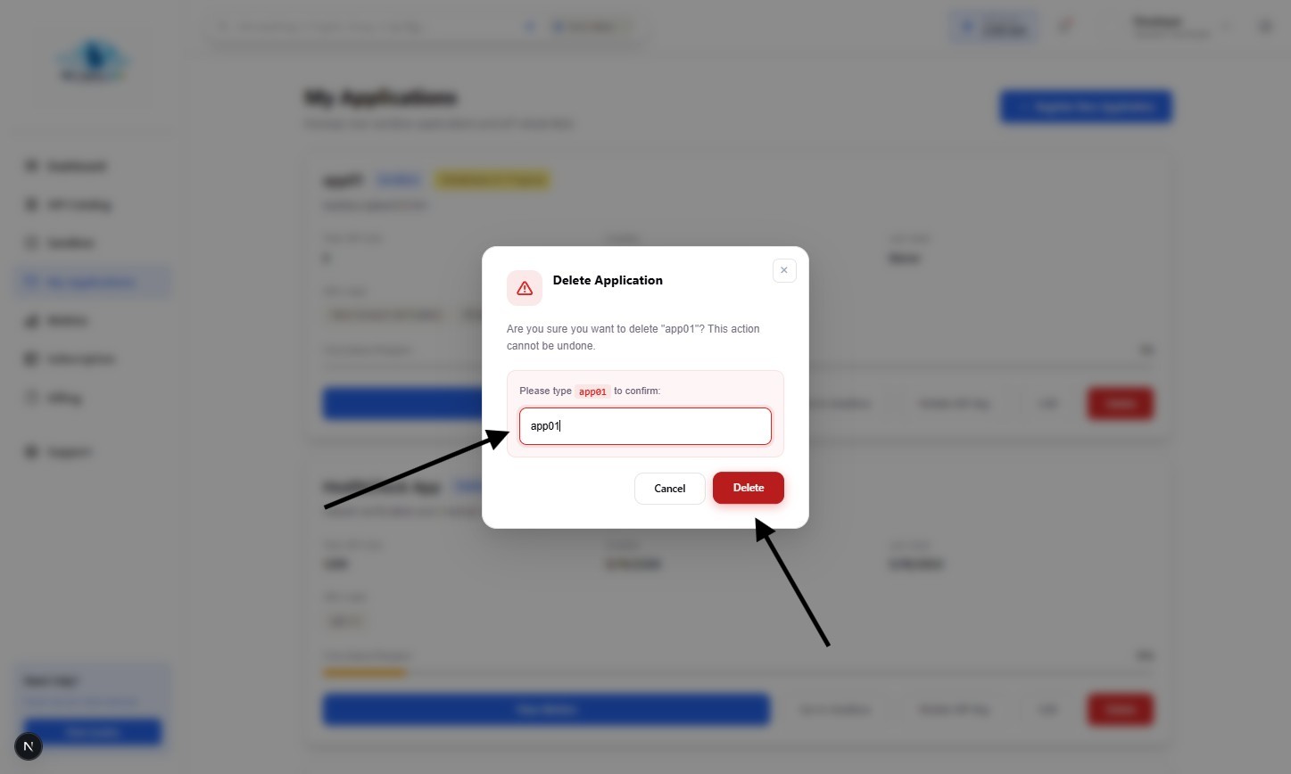 Confirm Deletion